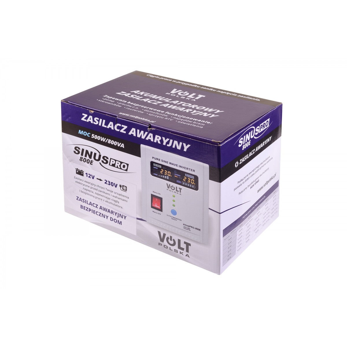 Zasilacz awaryjny SinusPro 800E