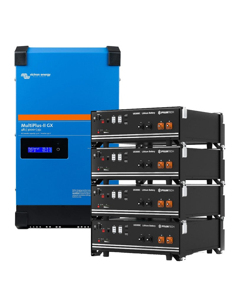 Magazyn energii Pylontech 3.37 kWh Victron 3 kVA 1-fazowy